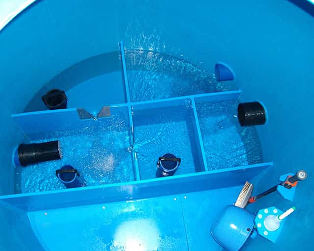 Quellsammelschacht innen